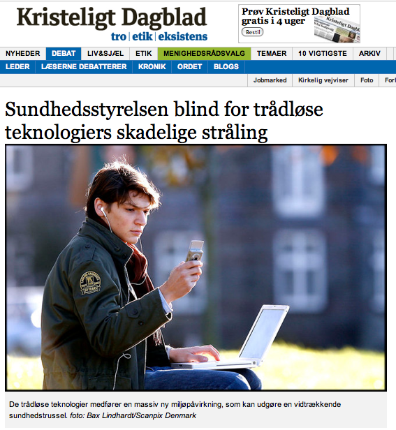 Kronik: Sundhedsstyrelsen blind for trådløse teknologiers skadelige stråling