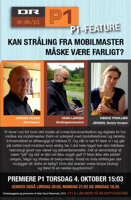 DR P1 feature - kan stråling fra mobilmaster måske være farlig?