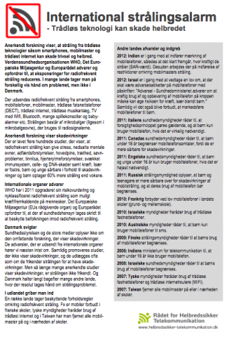 A4 informations poster