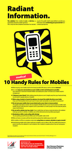 Lægers advarselsplakat mod mobilstråling
